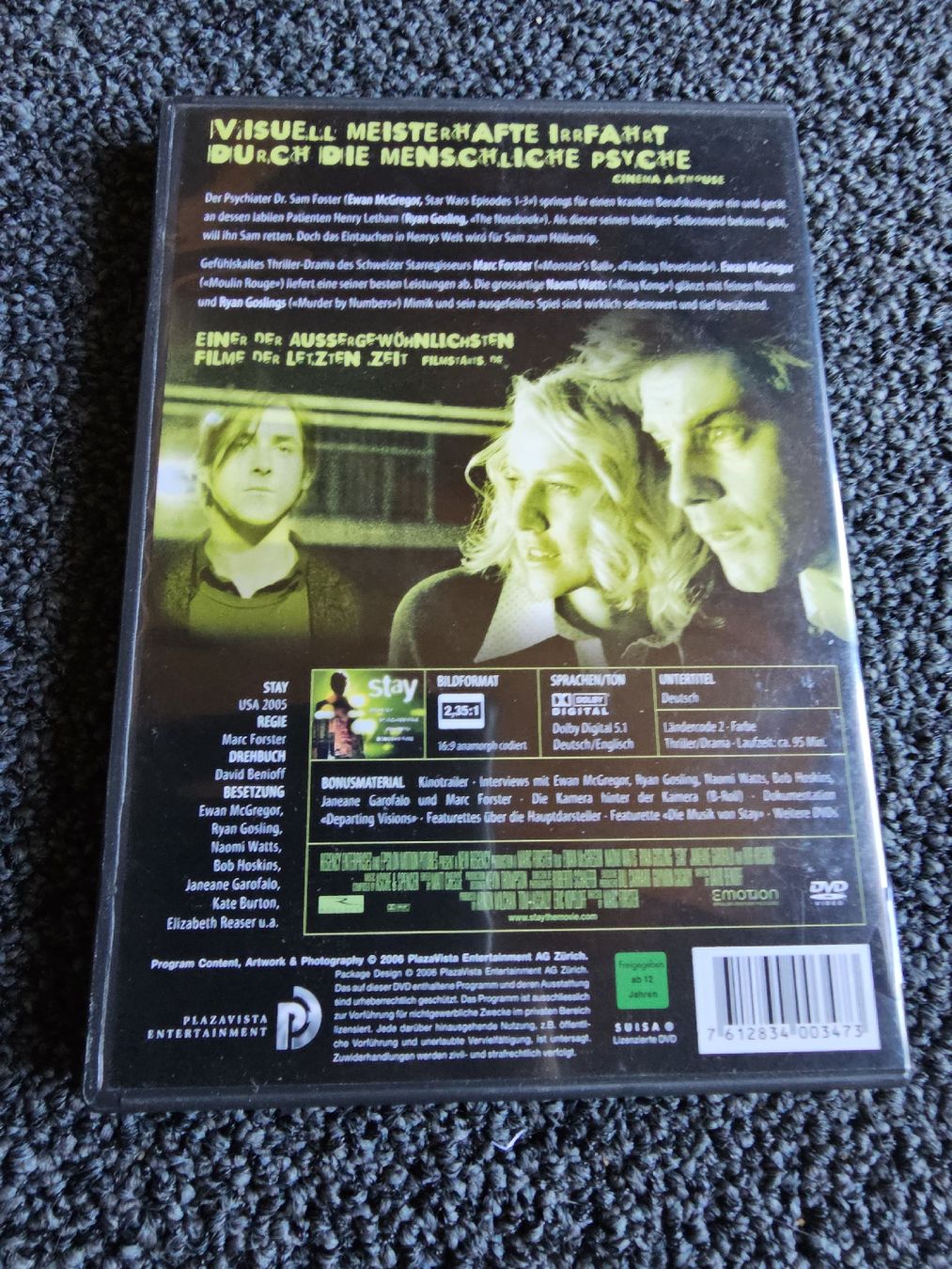 Tutti i DVDs: Stay - DVD (20363) – Usato da Ruswil venduto da jan_bxl5 1