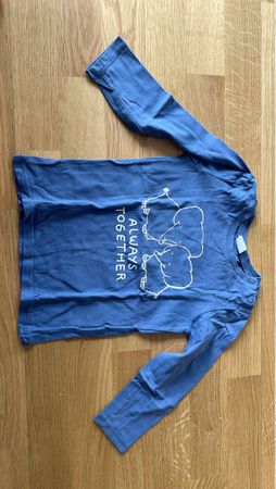 Süsses Langarmshirt mit Elefanten, Grösse 86, Top Zustand