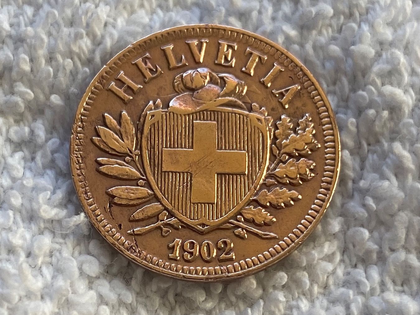Tutti le monete: 2 centimes/Rappen 1902 – Usato da Nyon venduto da Ilmi09