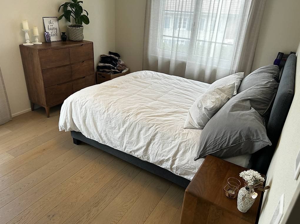 Ikea Letti: IKEA HEMFJÄLLET Boxspringbett 160 x 200 cm – Usato da Attikon venduto da hkh4u 1
