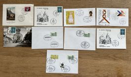 Deutschland - 9 FDC und Sonderbriefe ab 1958
