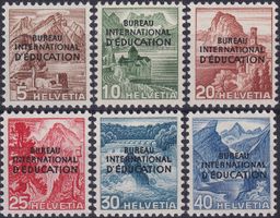 1948, BIE Nr.23-28 (Landschaftsbilder) postfrisch **, K:35.-
