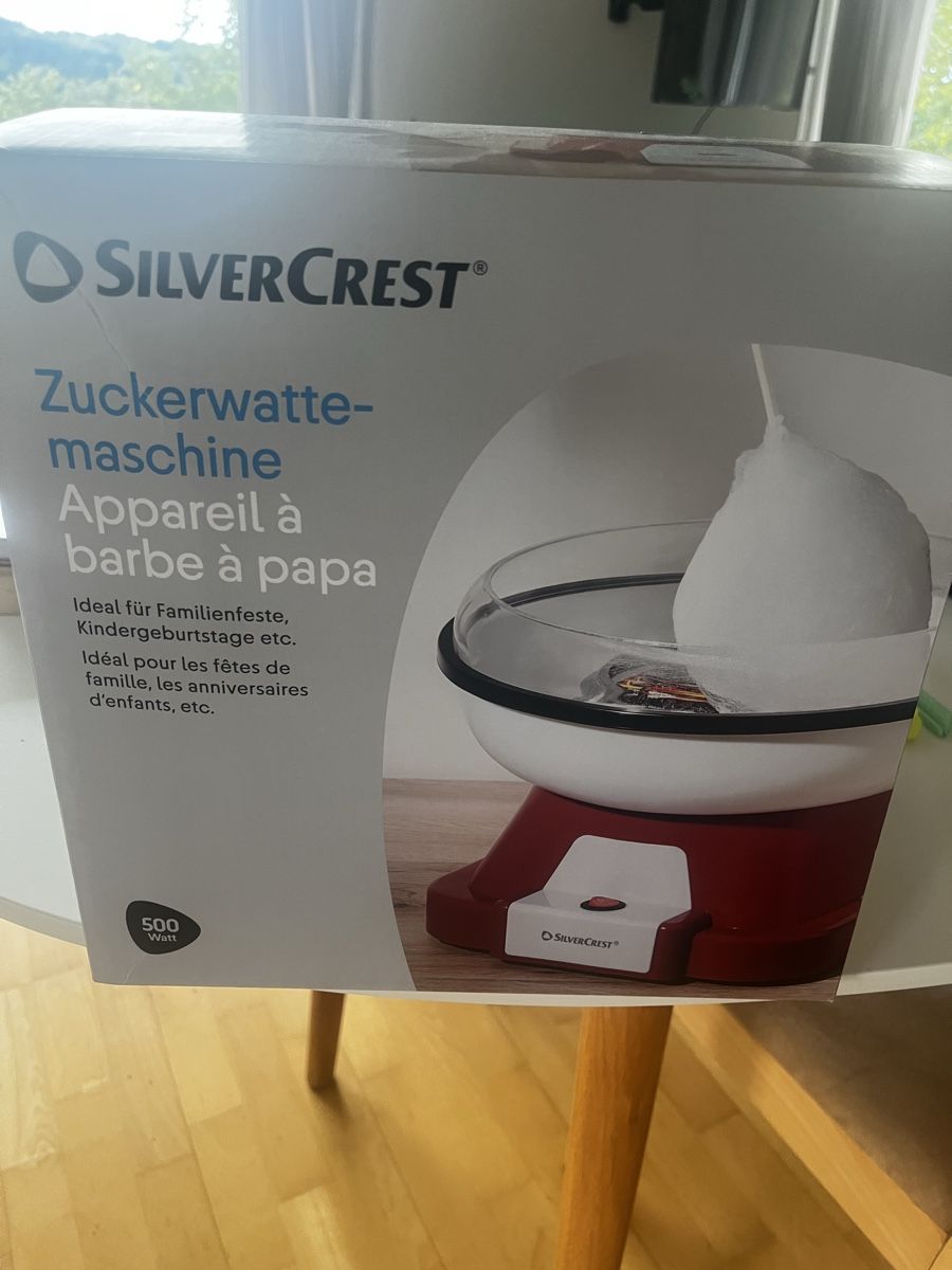 SilverCrest Elettrodomestici da cucina: Zuckerwatte / Cotton candy machine Silvercrest New/unopened – Nuovo e nell'imballaggio originale da Hinterkappelen venduto da nic_kzp2