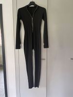 Jumpsuit-Einteiler-Sexy-Hauchdünn- Schwarz-Grösse S
