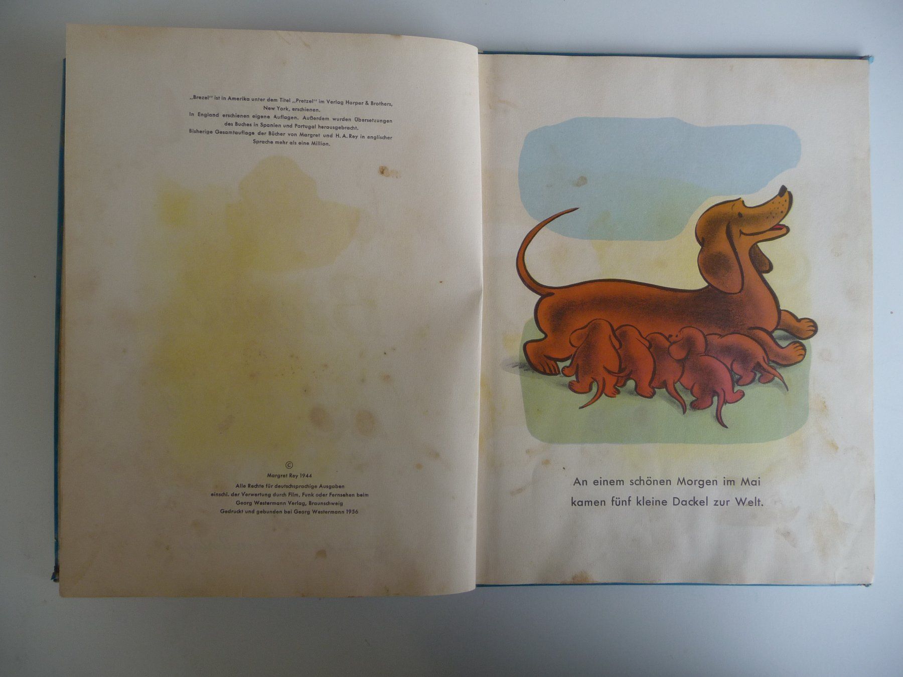 Libri: MARGRET REY - BREZEL, ANTIKES KINDERBUCH – Usato da Aesch BL venduto da Imoonlight 2