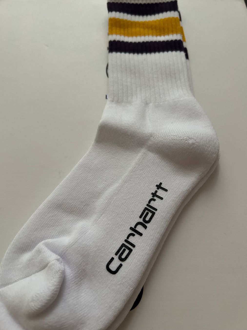 Carhartt Calze: Socken Socks Carhartt WIP Chase white – Nuovo (secondo la descrizione) da Zürich venduto da Ferienan 2