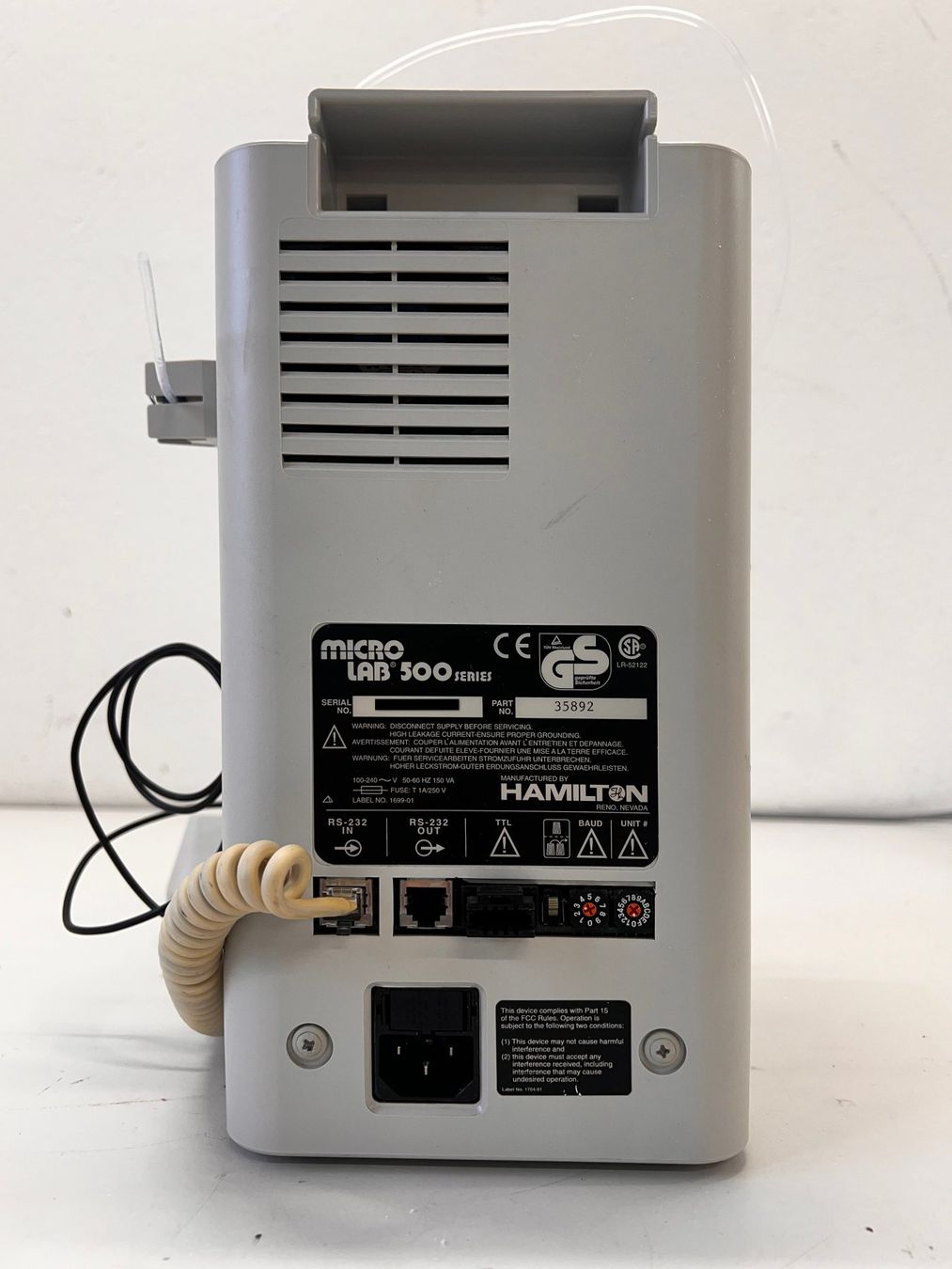 Accessori da laboratorio: Hamilton / GE Micro Lab Microlab 500 Dual Syringe Diluter – Usato da Niederdorf venduto da LeptonAG_Labor 7