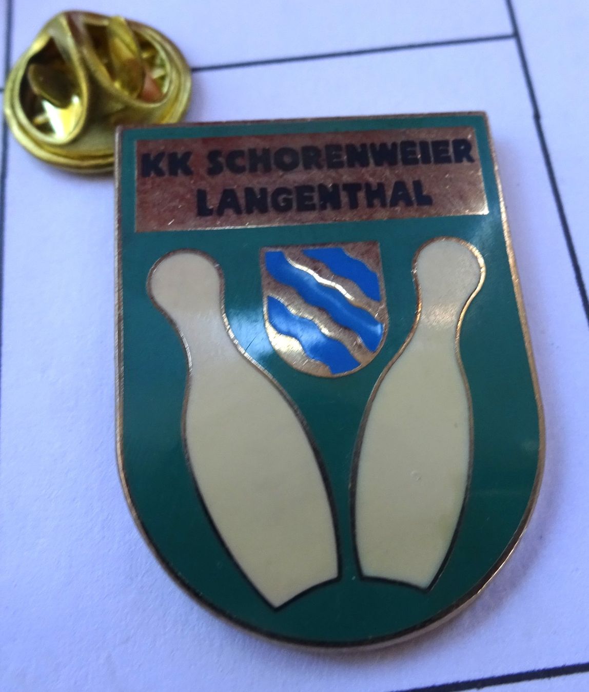 Placchette & Badge: Pin K K Schorenweier  Langenthal – Usato da Utzenstorf venduto da BUtter81