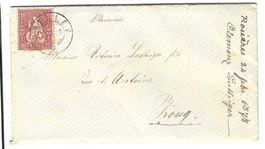 Brief Rolley - Zug 1878