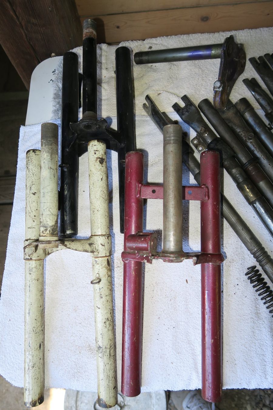 Puch Parti ricambio per ciclomotori: Mofa / Töffli Gabel Teile Sachs ? Puch ? Sonstige ? – Usato da Heimberg venduto da Heimberg2010 1