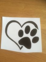 Aufkleber Hunde Pfoten