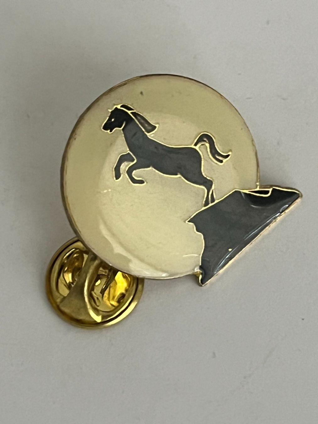 Placchette & Badge: Pin Pferd mit Berg Motiv – Usato da Dietikon venduto da sch_w2tw