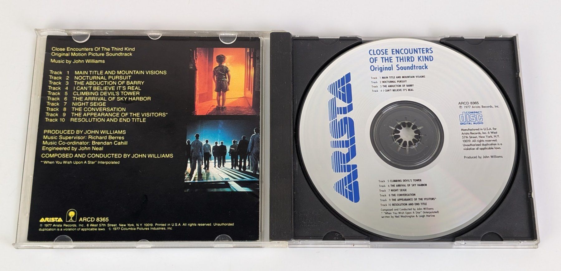 CD: Close Encounters Soundtrack CD John Williams Top – Usato da Zürich venduto da 1.Simon 2
