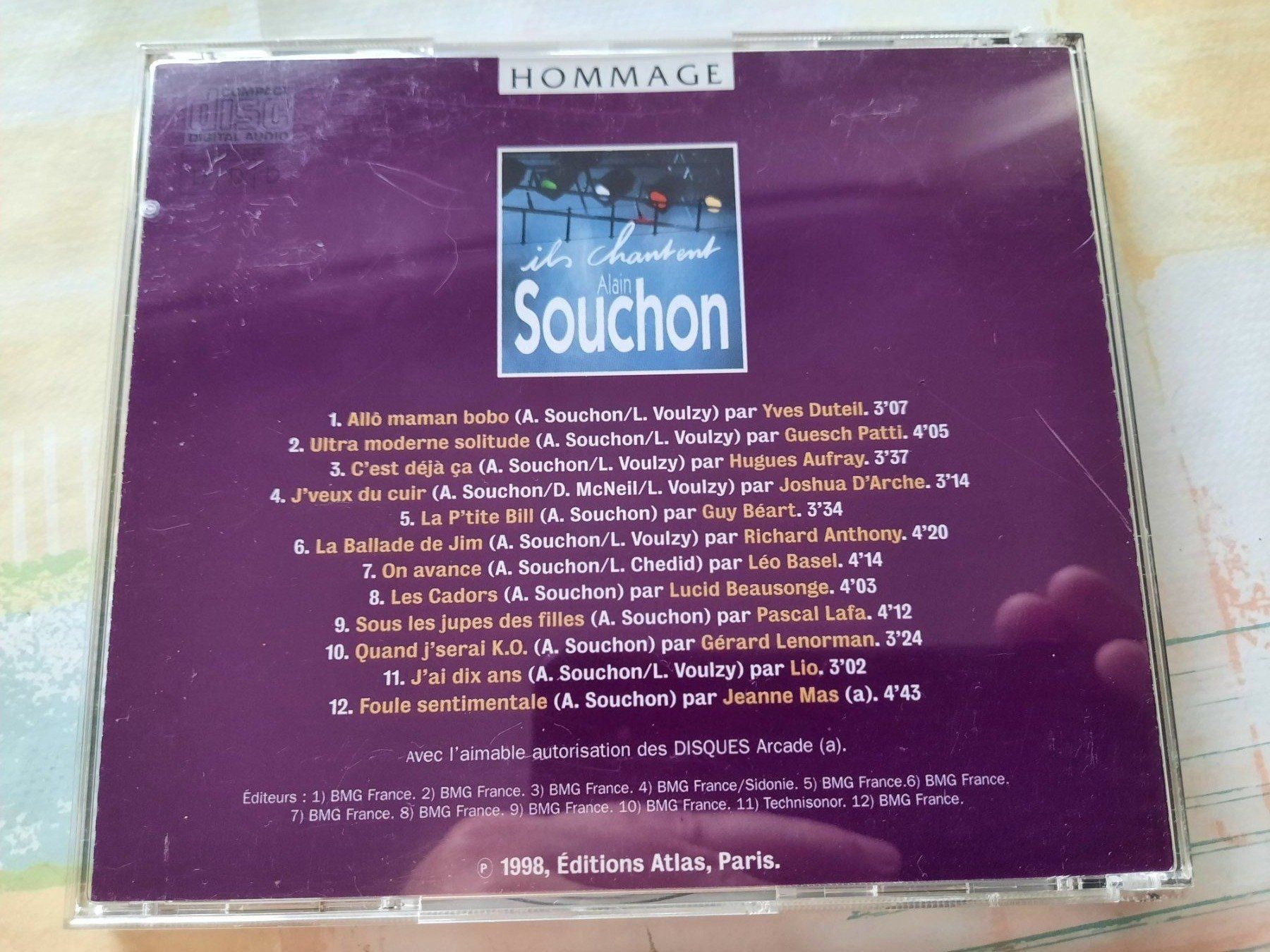 CDs: CD Ils chantent Alain Souchon – D'occasion à Pully par bro_n52j 1