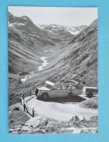 Flüela-Pass Südseite - Postauto mit Anhänger - Photo Geiger
