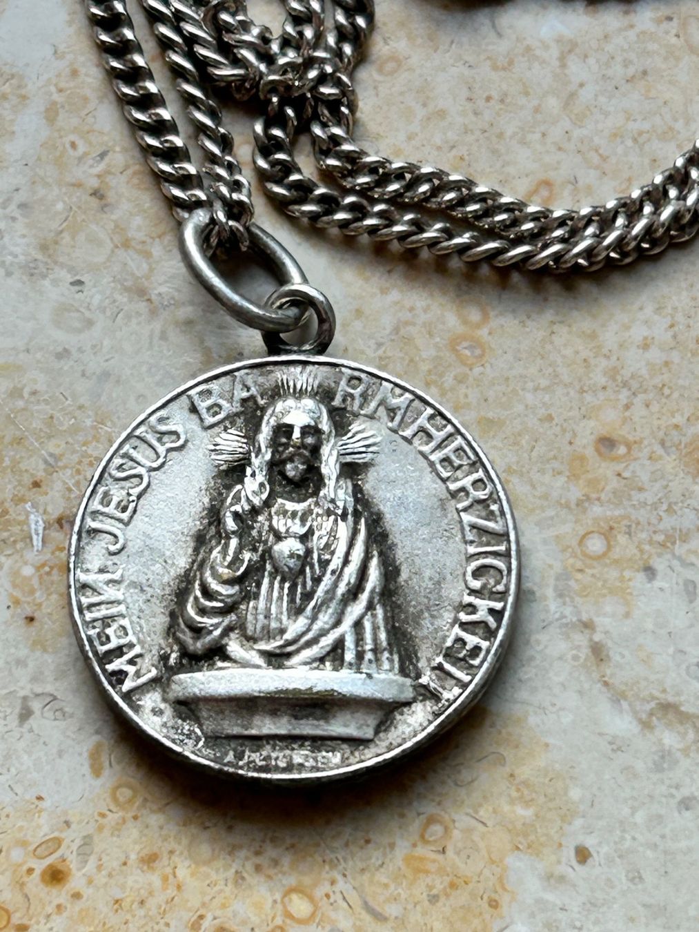 Ketten: Silberkette Mein Jesus Barmherzigkeit – Gebraucht aus Dittingen von Bijoubelle 5