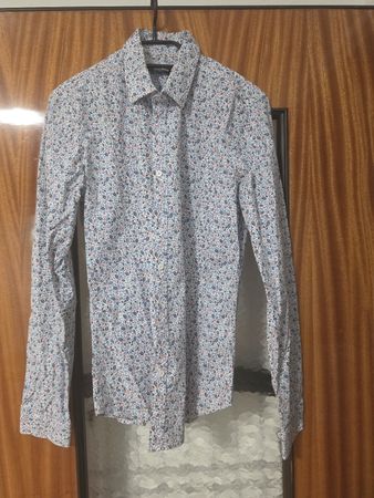 Chemise homme imprimée manches longues