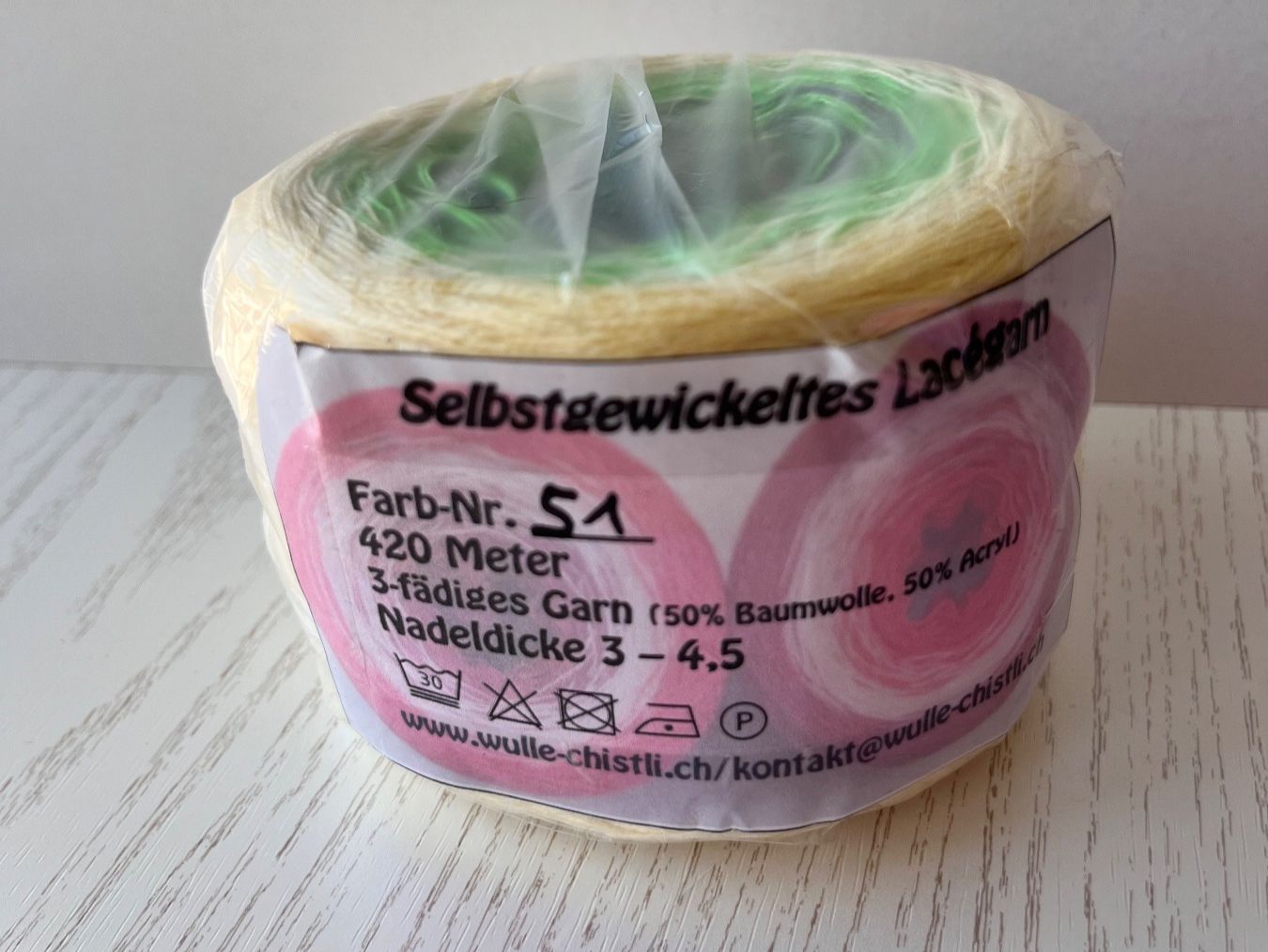 Lana: 1Knäuel Lacegarn 3-fädig – Nuovo (secondo la descrizione) da Büsserach venduto da bor_s88m