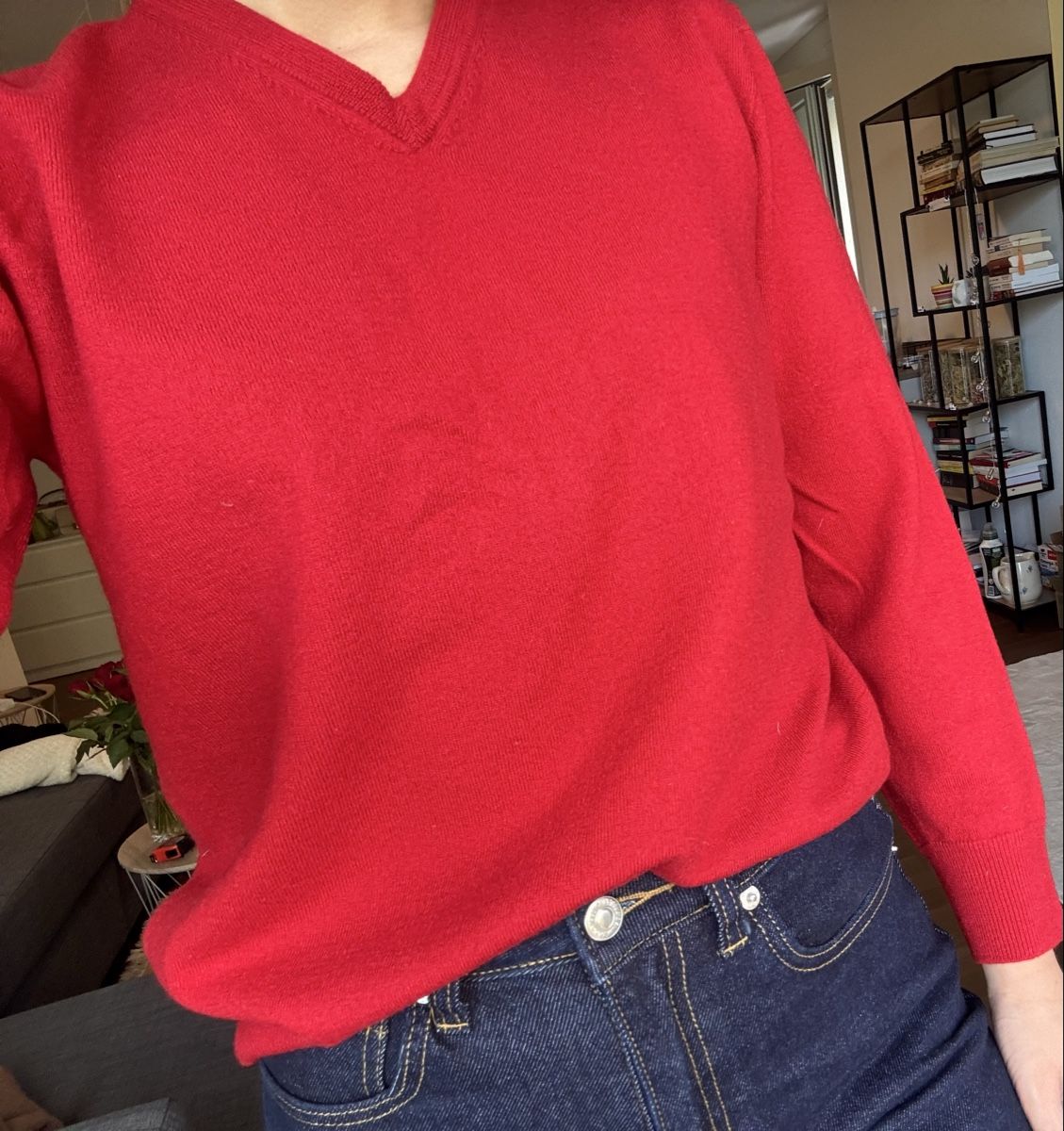 Pullover & Sweatshirts: Red wool pullover  – Gebraucht aus Neuchâtel von dum_5xby 5