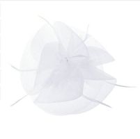 NEUER weisser Braut Fascinator - für die Hochzeit - 202578