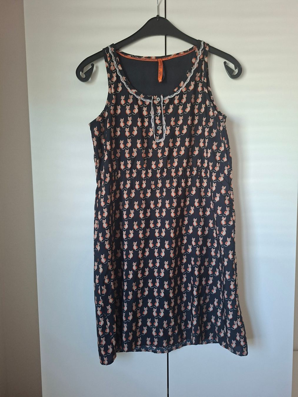 Vestiti: Sommerkleid mit Katzenmuster – Usato da Olten venduto da kni_7nr8
