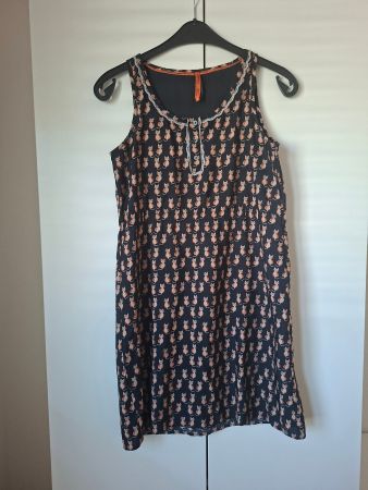 Sommerkleid mit Katzenmuster
