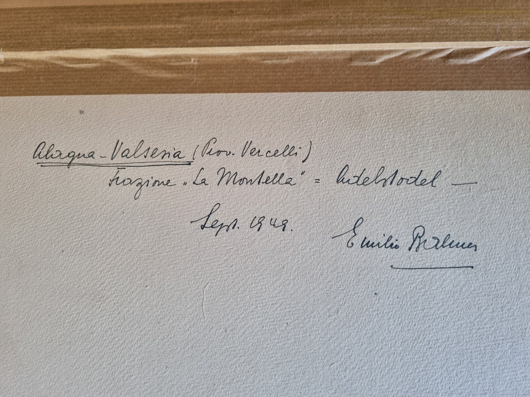 Gemälde: Gemälde Aquarell altes Dorf mit Rahmen signier... – Gebraucht aus Trachslau von post35 3