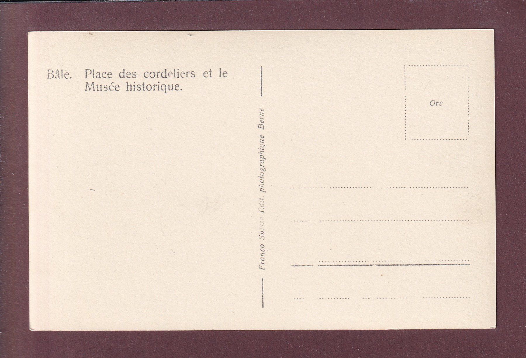 Cartoline postali: BASEL - Barfüsserplatz – Usato da Pully venduto da nicecards 1