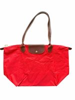 Sac cabas Longchamp Le Pliage rouge état d'usage