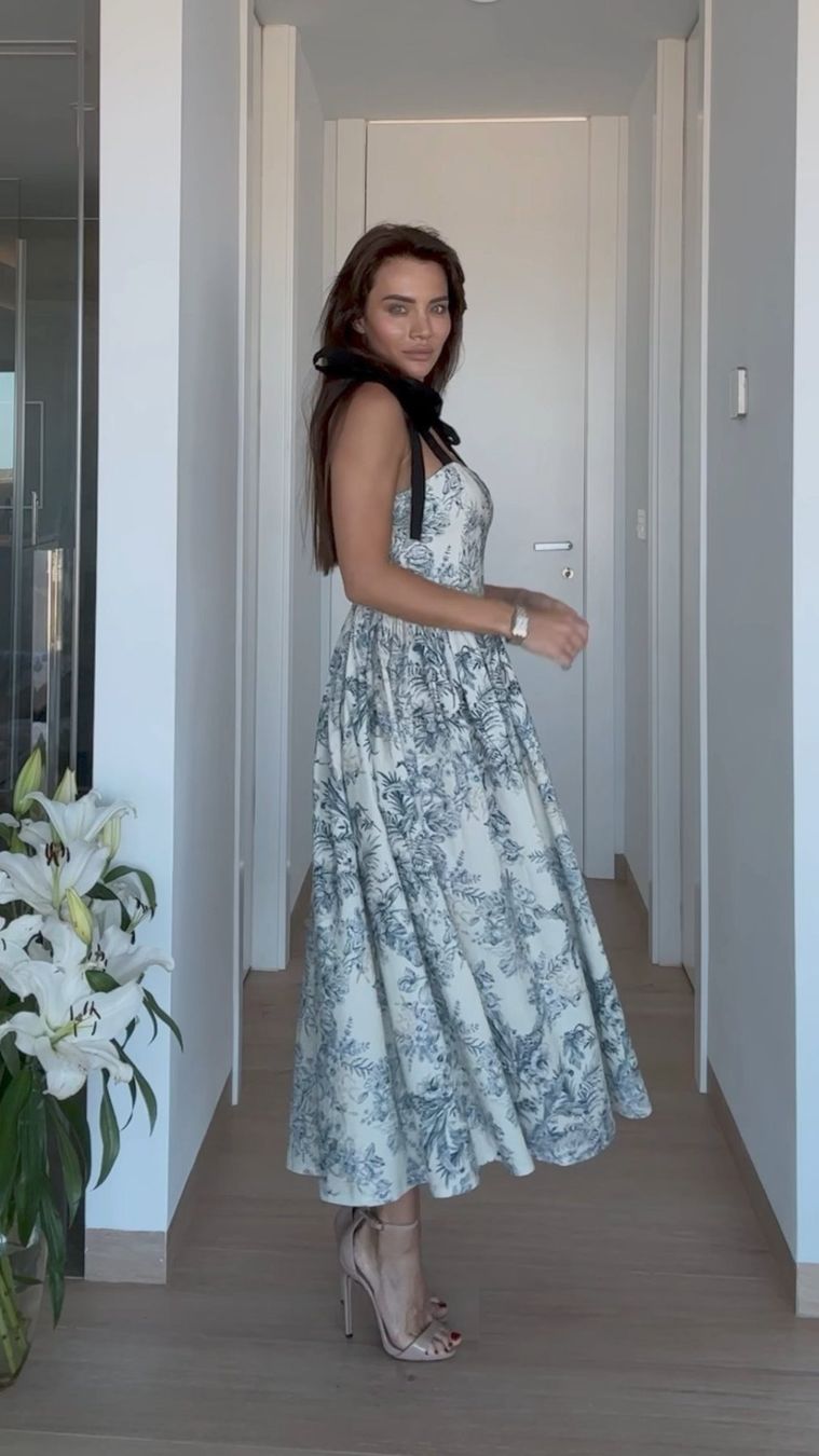 Vestiti: Linen MIDI Dress with Straps Size: S – Nuovo e nell'imballaggio originale da Zürich venduto da Ms.Me-Fashion 5
