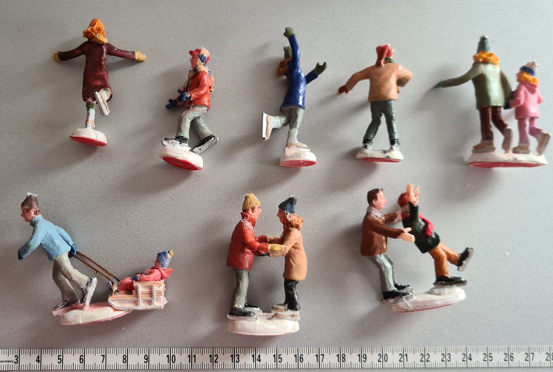 Statuette: Kunsteisbahn, Eislauf, Sammlung, Figuren, Nostalgie,40x30x12 – Usato da kuessnacht am rigi venduto da IceFan 3