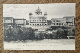 Bern Bundeshaus 1903 a. M Keller, Gde-schreiberin Winterberg