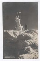 SÄNTIS, WINDMESSER im EISKLEID  Vollstempel 1919  (H