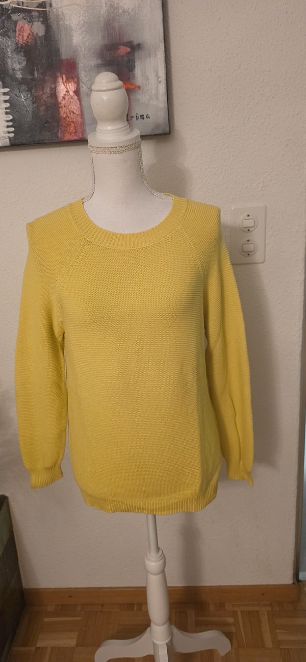 Max Mara Pullover & Sweatshirts: Pullover Weekend MaxMara gelb Strick Gr S – Gebraucht aus St. Gallen von mania03