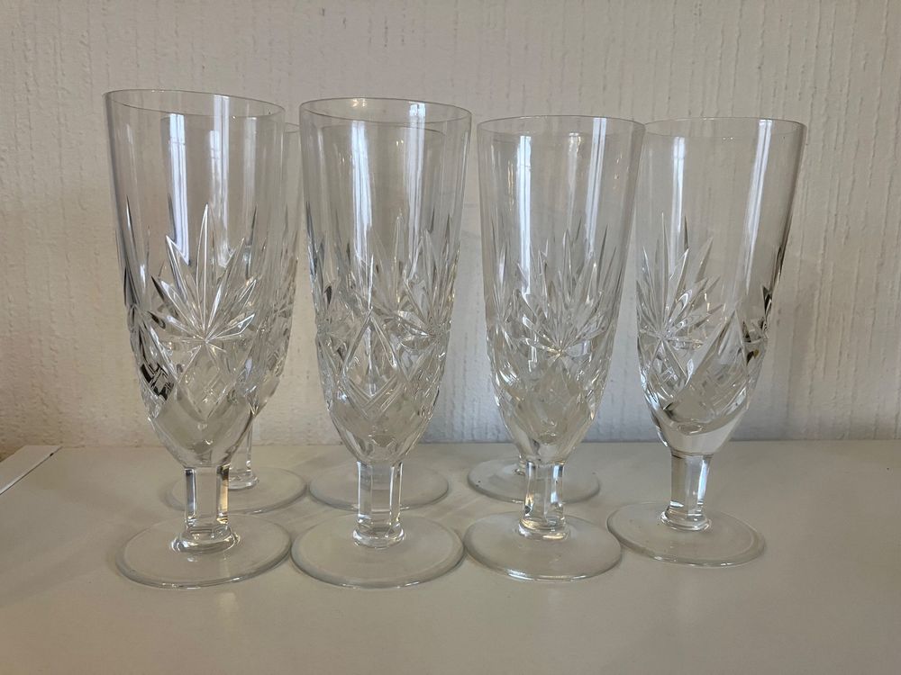 Lot de 7 verres à vin en cristal VILLEROY & BOCH