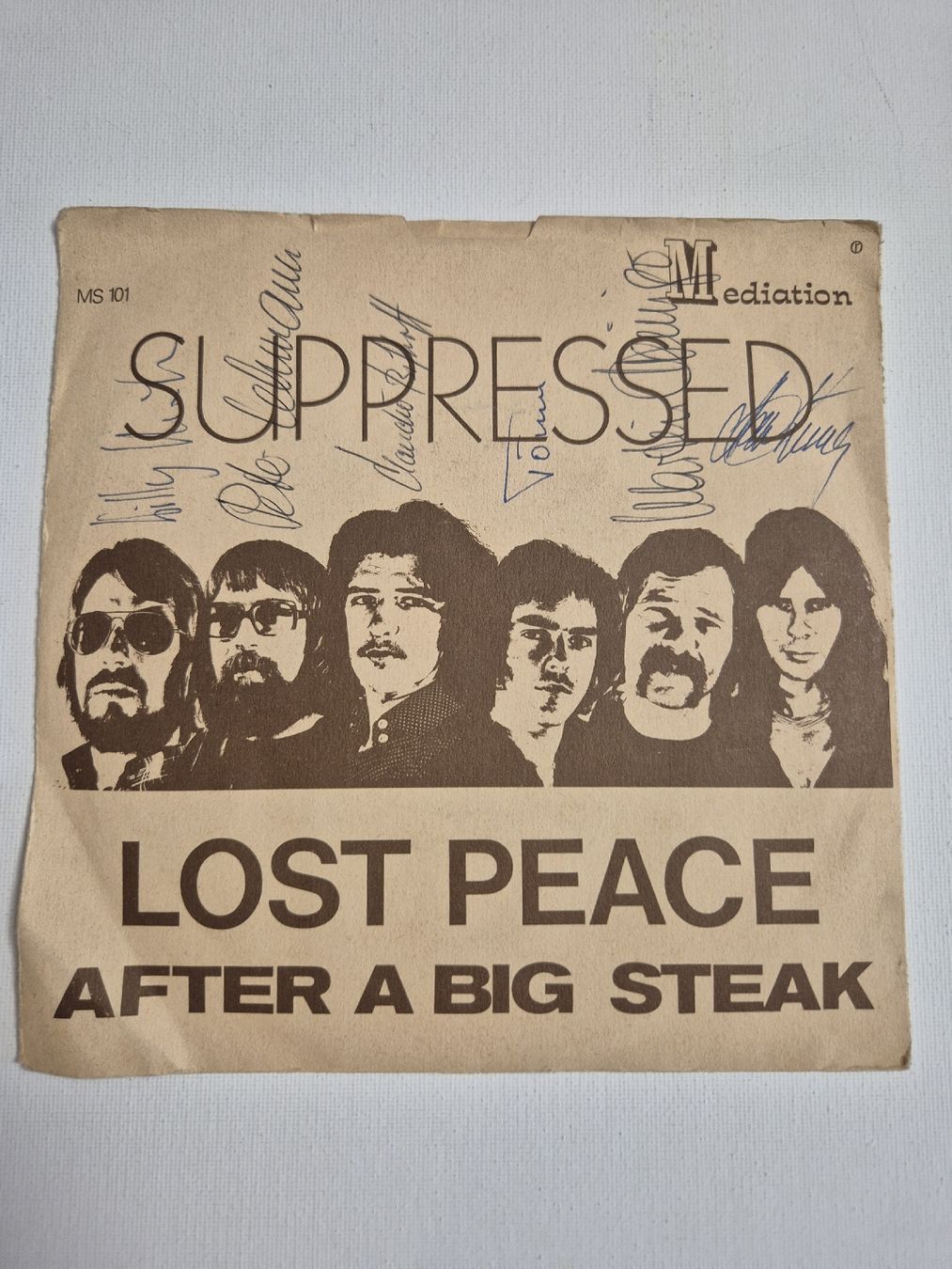 Dischi in vinile: Suppressed - Lost Peace - After A Big Steak - Single 7 , CH  – Nuovo (secondo la descrizione) da Uster venduto da newwave0