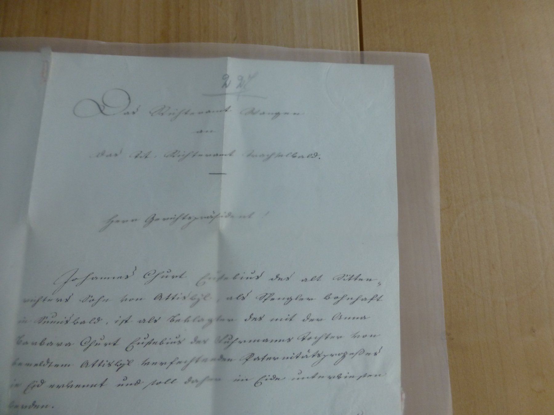 Dokumente: Herzogenbuchsee/ Trachselwald/ Sumiswald 15.?? 1838 – Gebraucht aus Bettlach von 1saurer 4