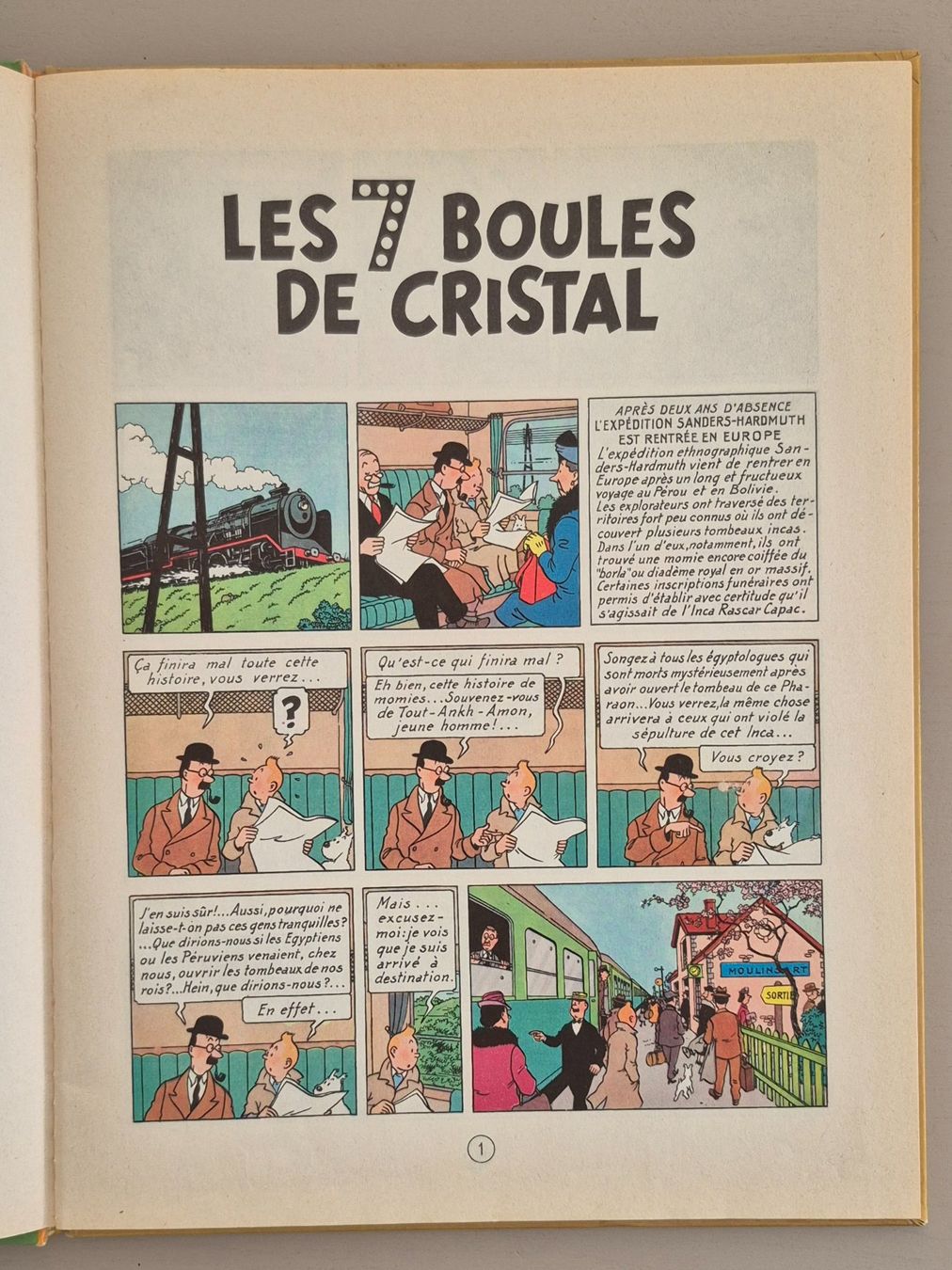 Fumetti: Tintin - Les 7 boules de cristal – Usato da Grand-Lancy venduto da loi_599y 2