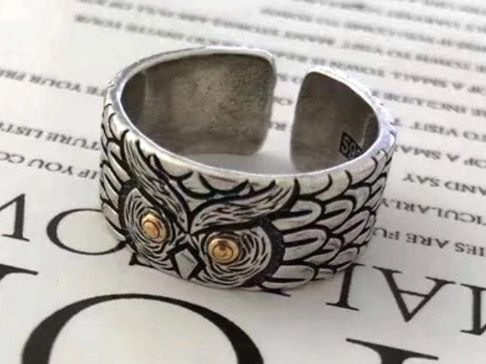 Anelli: Ring Eule ( one Size) / Nr. 37 – Nuovo (secondo la descrizione) da Gams venduto da Mariawicca 2