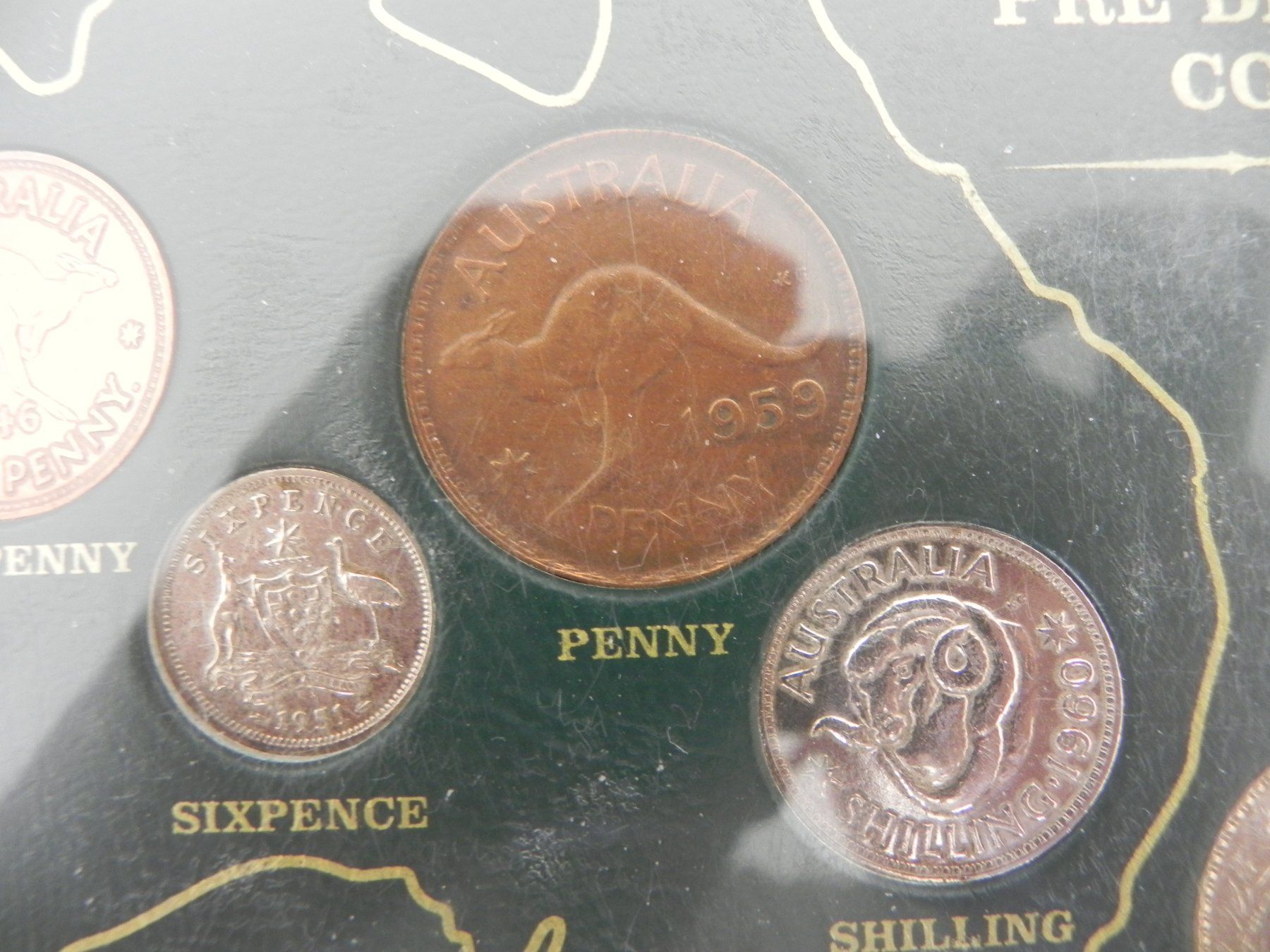 Tutti le monete: Australien Pre Decimal Coins - mit 4 Silber Münzen – Usato da Biel/Bienne venduto da Gogolozi 2