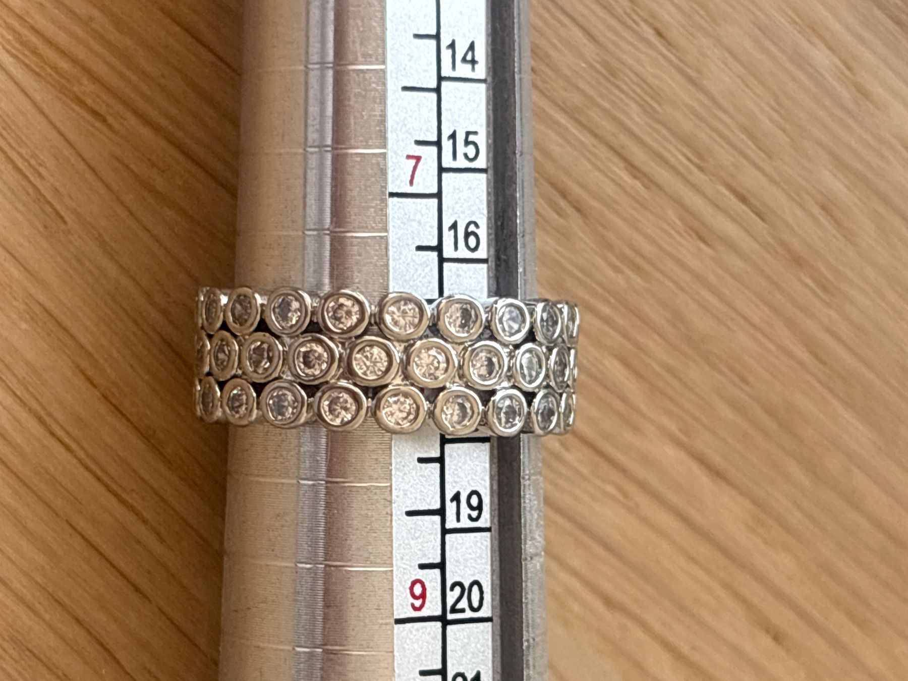 Anelli: Luxus Elegante Gr:18/8 Ring mit  Zirkonia Farbe: Silver – Nuovo (secondo la descrizione) da Biel-Bienne venduto da Roserosse13 7