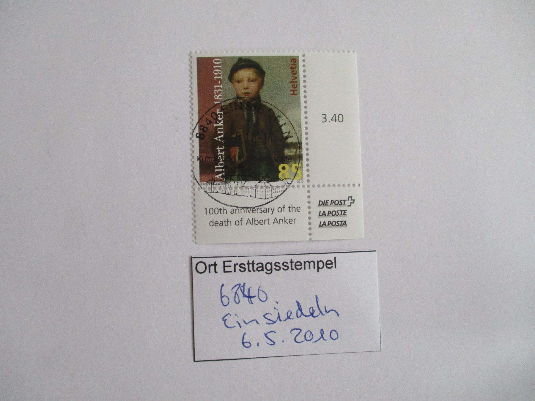 Alle Briefmarken: Voll Ort Ersttagsstempel 6840 Einsiedeln – Gebraucht aus Langnau b. Reiden von Aktuell88