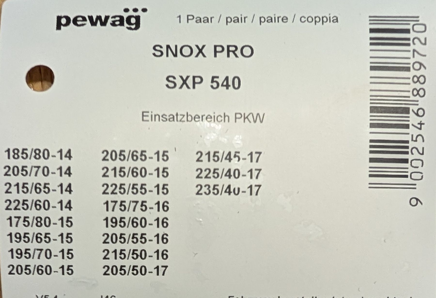 Schneeketten: Schneeketten SNOX PRO – Neu (gemäss Beschreibung) aus Münchenbuchsee von sve_jsd6 3