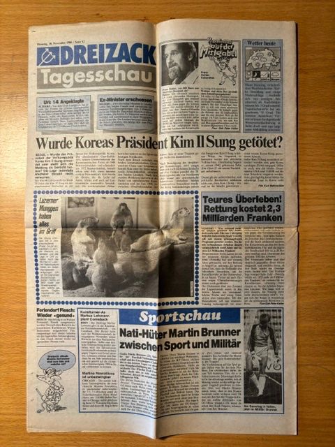 Revues & Magazines: 3 Manöverzeitungen Dreizack 1986 – D'occasion à Seon par retep012 2