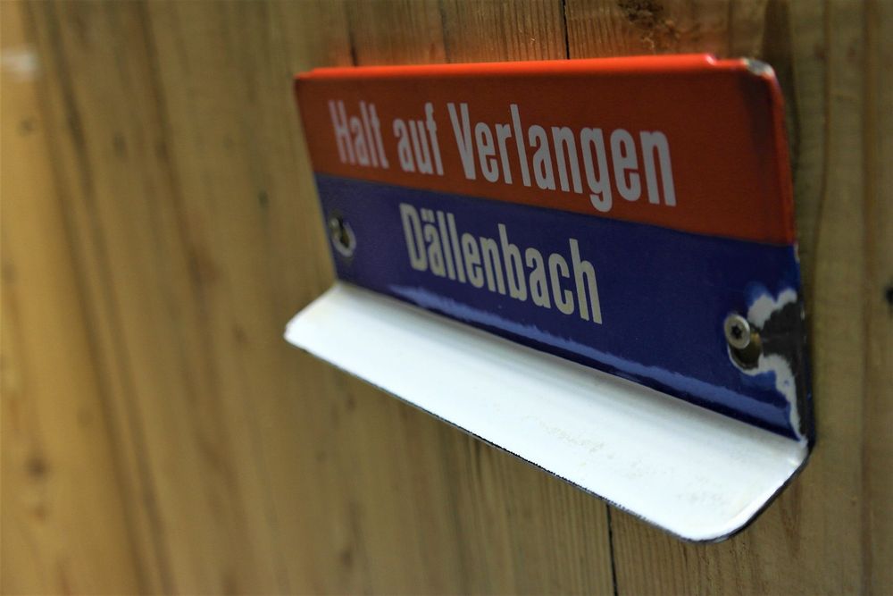 PTT Haltestellen- / Fahrplan-Schutzschild 'Dällenbach' | Kaufen Auf Ricardo