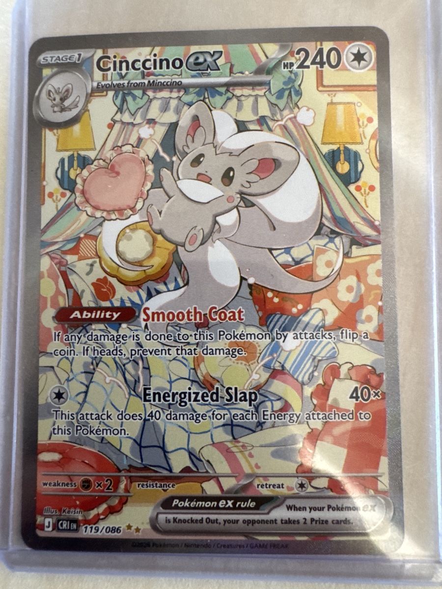 Pokémon Sammelbilder & Trading cards: Cinccino ex 119/086 – Gebraucht aus Flüh von LucaK