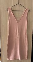 Damen Kleid Rosa V-Ausschnitt Spitze Grösse S Mango