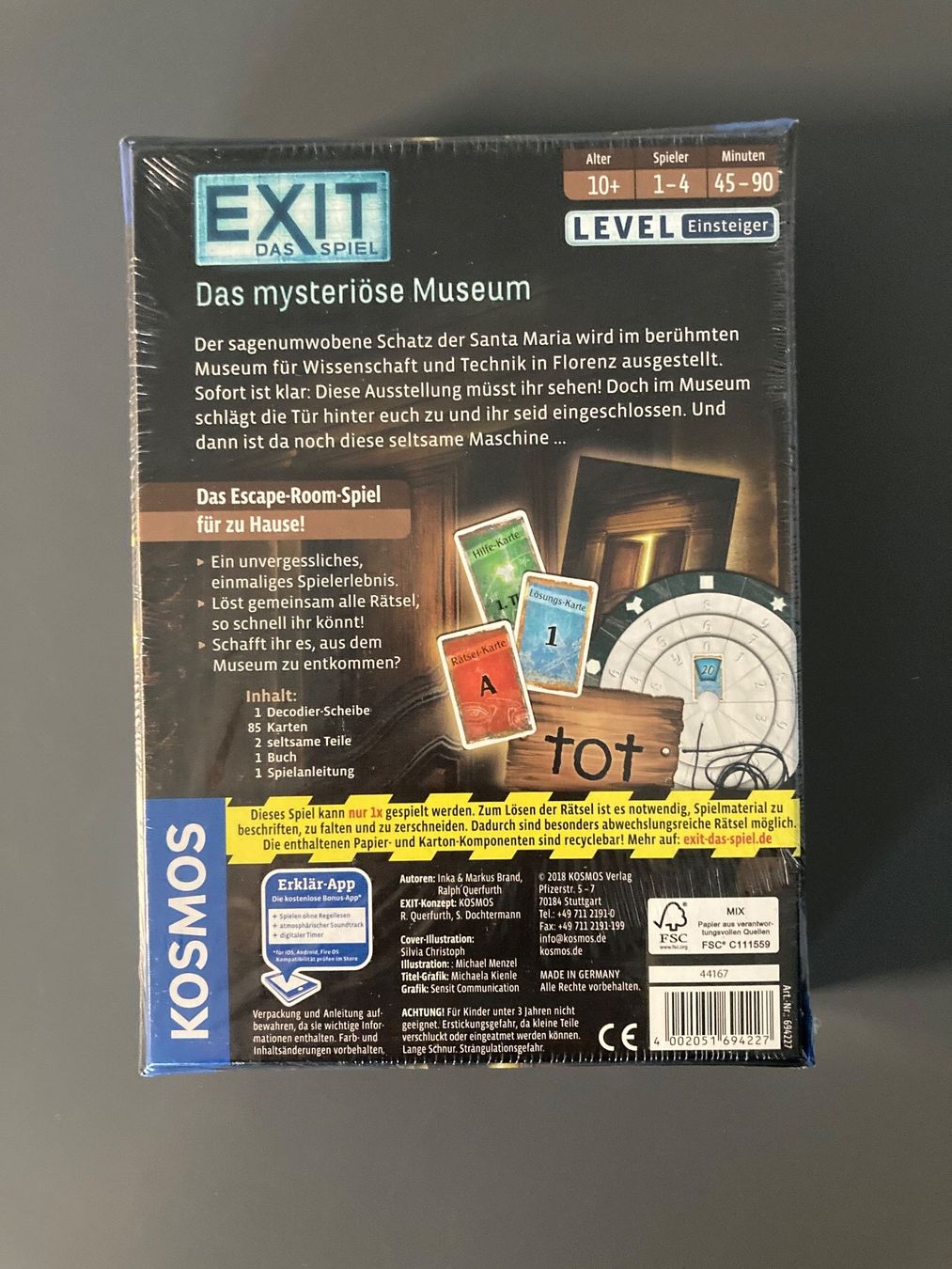 Stilvolle Exit Das Spiel Kosmos Bild