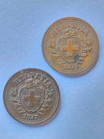 Münze 1 Rappen 1934 1937