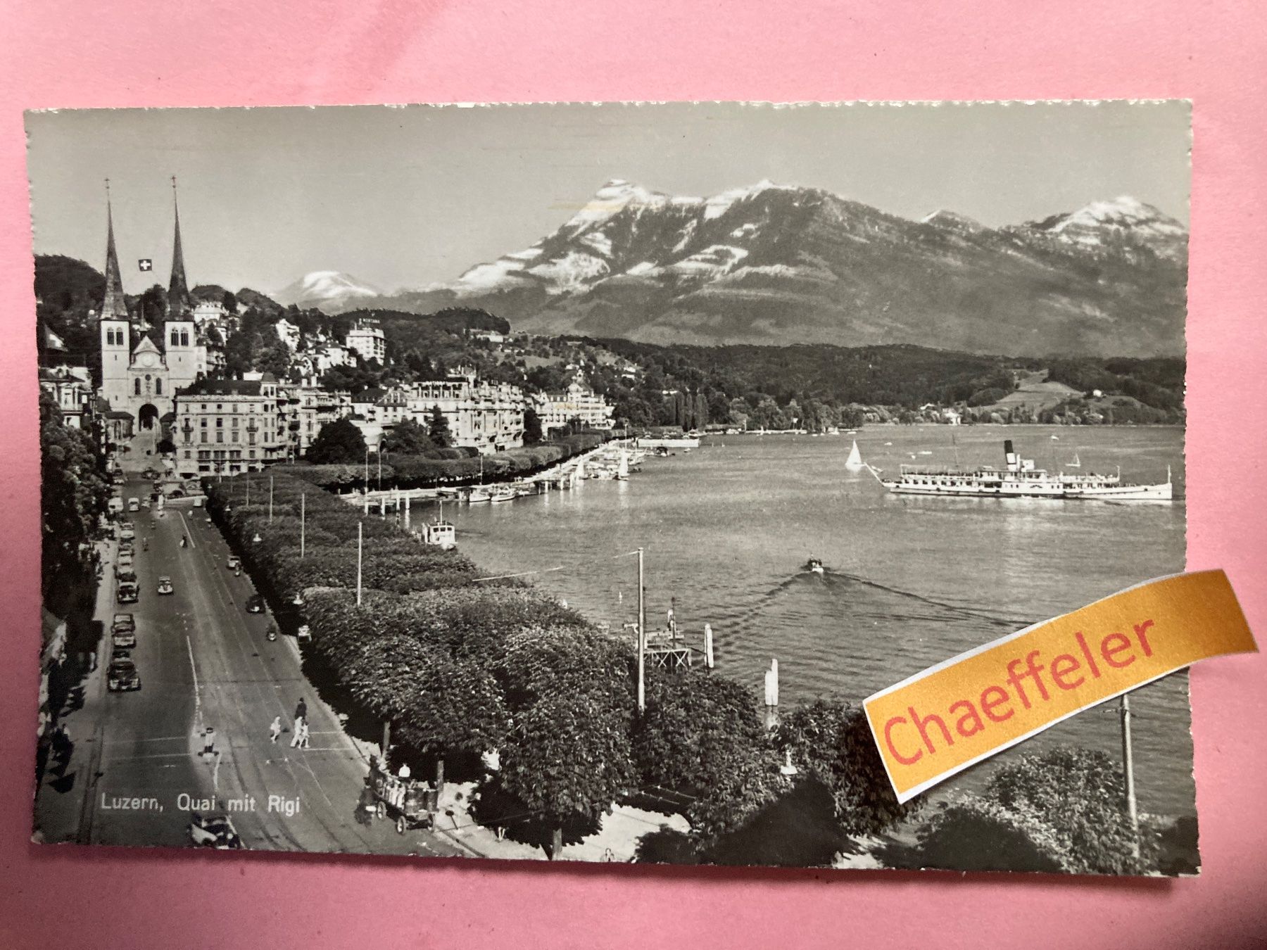 Cartes postales: Luzern. Quai und Rigi. – D'occasion à Zürich par Chaeffeler